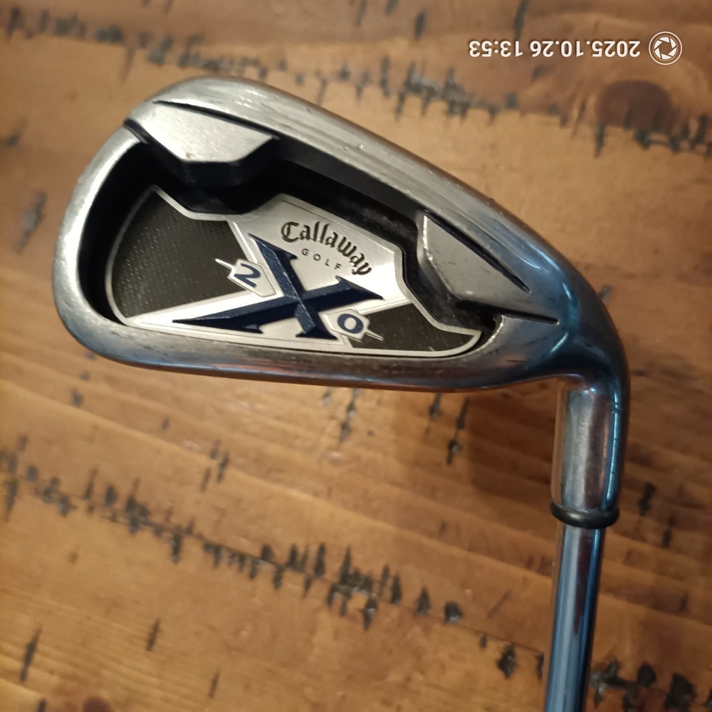 Callaway X-20 6 Iron Right Hand Steel Shaft Uniflex RH Golf Club